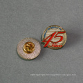 Insigne badge estampillée en métal en métal rond en métal (GZHY-LP-008)